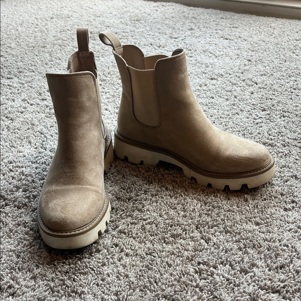 Chinese Laundry Beige Ankle Boots